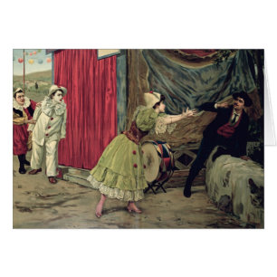 Cartão Cena da ópera 'Pagliacci
