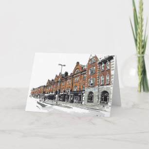 Cartão Cena da rua de Londres