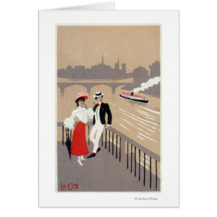 Cartão Cena de Arte de La Cite