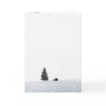 Cena de Inverno de Natal Minimalista