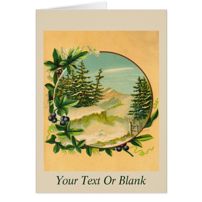 Cartão Cena de Montanha Russa (Frente)