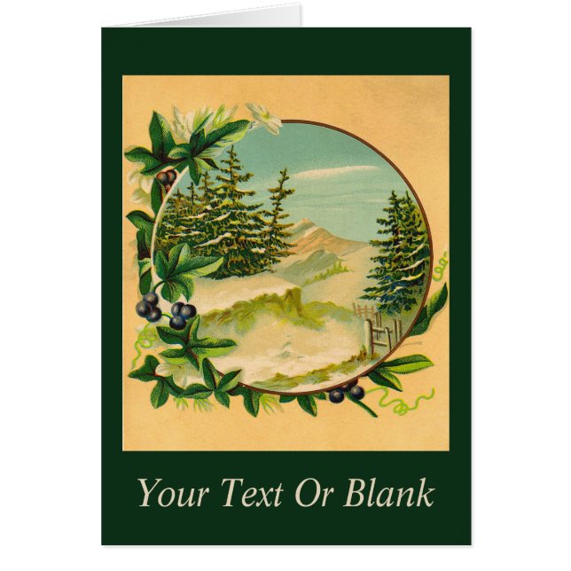 Cartão Cena de Montanha Russa (Frente)