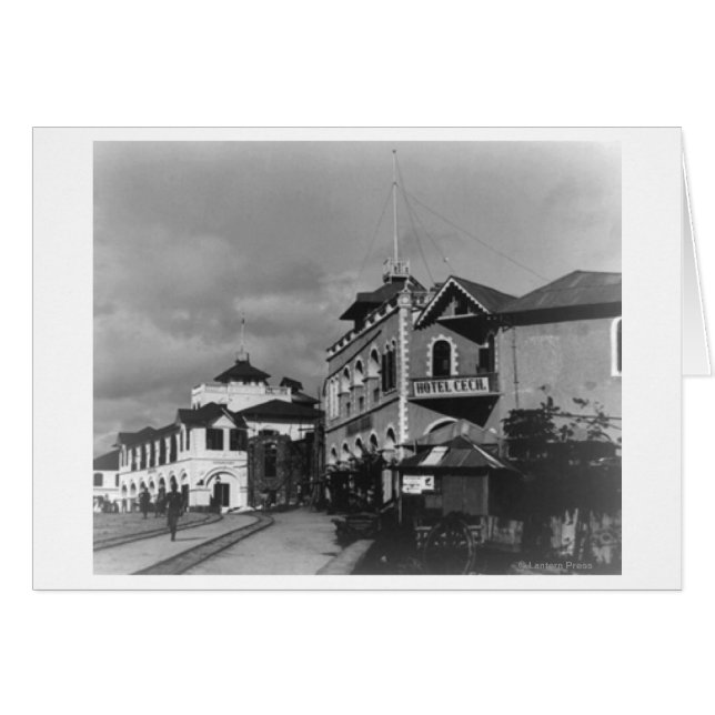 Cartão Cena de Rua em Mombassa Quênia Fotografia (Frente Horizontal)
