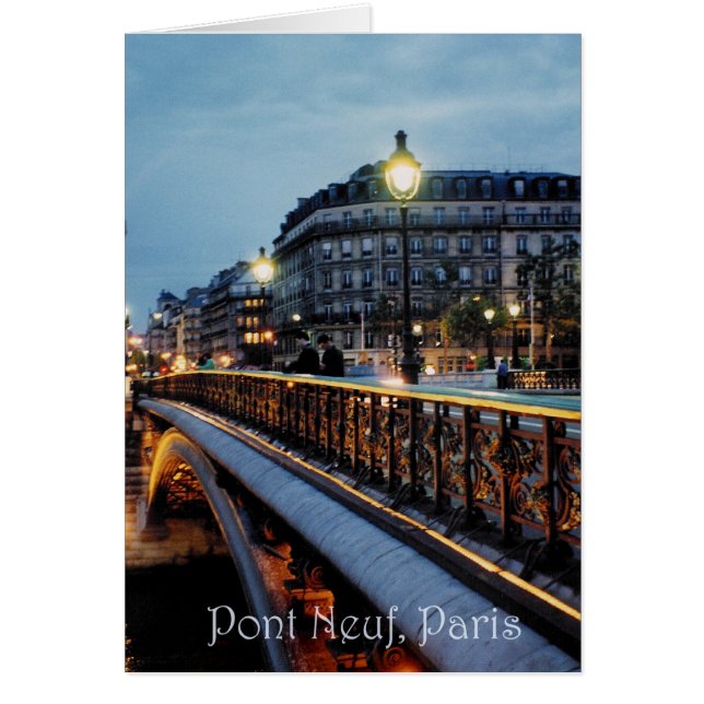 Cartão Cena de Seine (Frente)