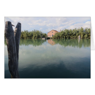 Cartão Cena de sereno em Torcello!