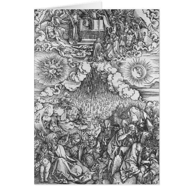 Cartão Cena do apocalipse (Frente)