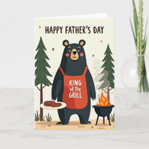 Cartão Cena do Dia dos Pais Grill King