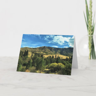 Cartão Cena do rio Cobra, OR