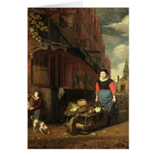 Cartão Cena holandesa do gênero, 1668