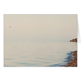 Cartão Cena ideal da praia