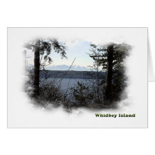 Cartão Cenário de Whidbey Island