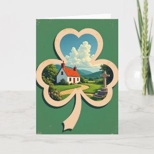 Cartão Cenário Sonho de Cabana Irlandesa