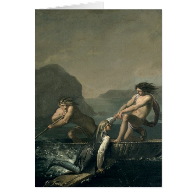 Cartão Cenas 'de Journey subterrâneo de Niels Klim (Frente)