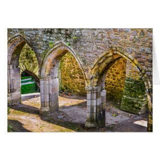 Cartão Cenas De Uma Abadia Francesa