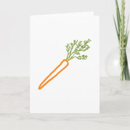 Cartão Cenoura