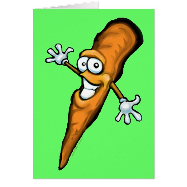 Cartão Cenoura (Frente)