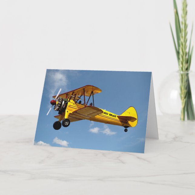 Cartão Centenário do Serviço de Correio Aéreo Histórico (Frente)