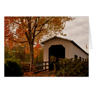Cartão Centennial Covered Bridge, Oregon