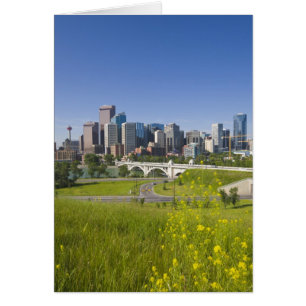 Cartão Center Rua Bridge and Centro Calgary, Alberta, 2