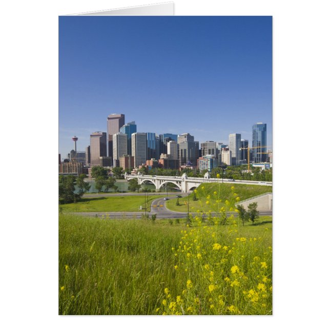 Cartão Center Rua Bridge and Centro Calgary, Alberta, 2 (Frente)