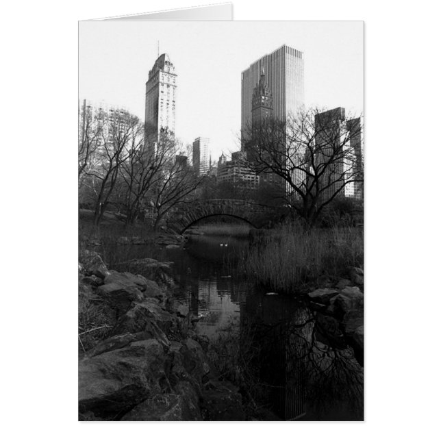 Cartão Central Park South Skyline NYC (Frente)