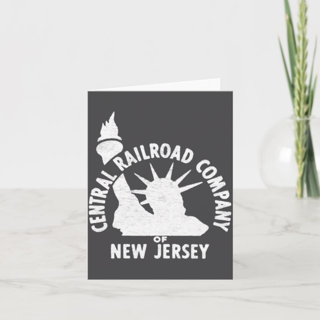 Cartão Central Railroad Of New Jersey _1  (Frente)