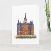 Centro da cidade de Provo de Placa Temple