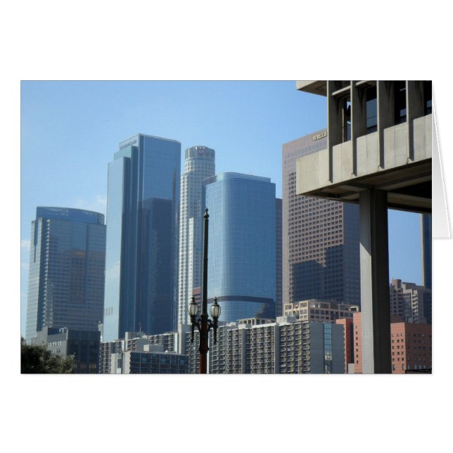 Cartão Centro de Los Angeles (Frente Horizontal)