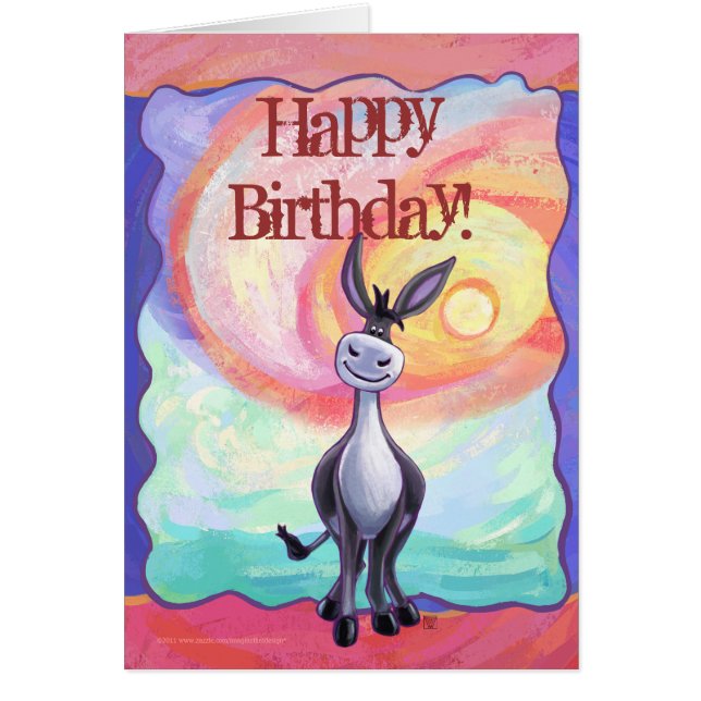 Cartão Centro de Partido Donkey (Frente)