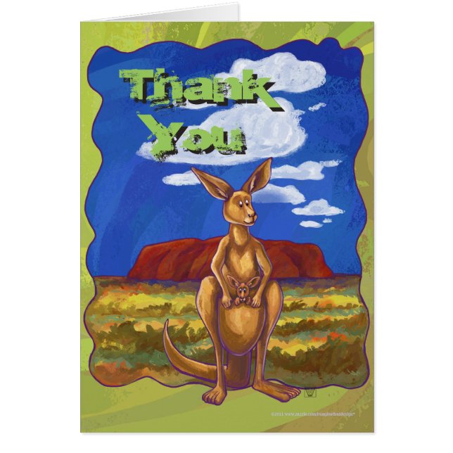 Cartão Centro do Partido Kangaroo (Frente)