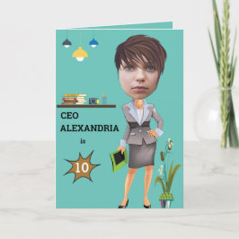 Cartão CEO BusinessWOMAN Fotografia Sensacional FUN Anive