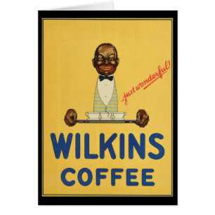 Cartão cerca de 1930 Wilkins Coffee e