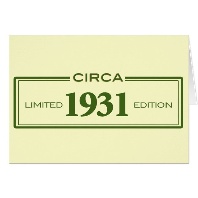 Cartão cerca de 1931 (Frente Horizontal)