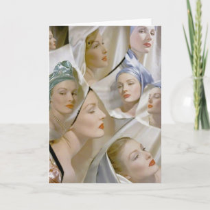 Cartão cerca de 1940 mulheres bonitas