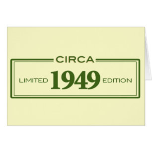 Cartão cerca de 1949
