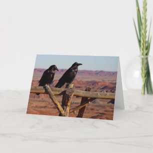 Cartão Cerca do corvo