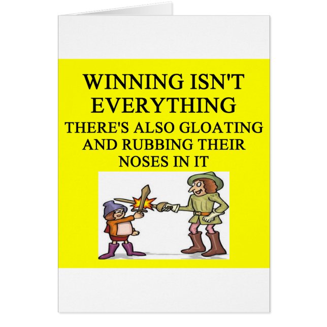 Cartão cercando a piada (Frente)