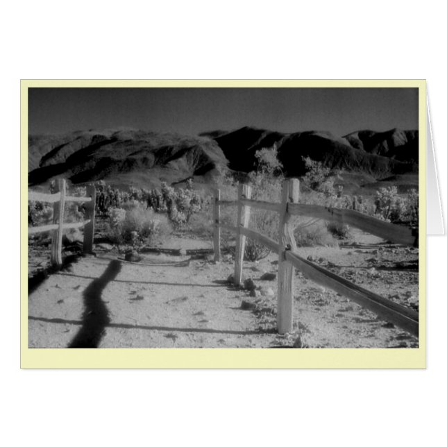 Cartão "Cercas " (Frente Horizontal)