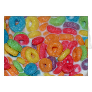 Cartão Cereal frutado