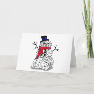 Cartão Cérebro da Neve