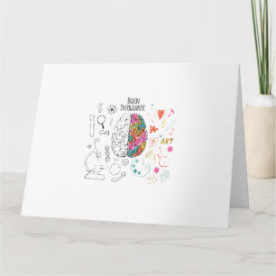 Cartão Cérebro Infográfico