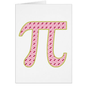 Cartão cereja pi (tarte)