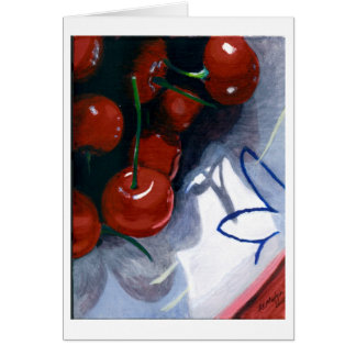 Cartão Cerejas ácidas