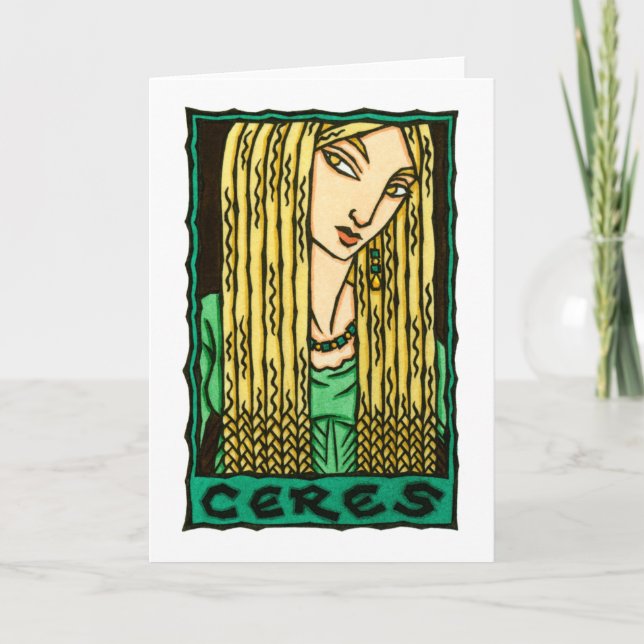 Cartão Ceres Greeting Card (Frente)