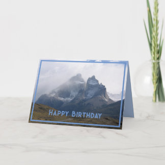 Cartão Cerro Paine Grande, Montanhas, Patagônia, Chile