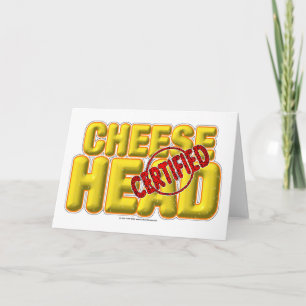 Cartão Certified CheeseHead