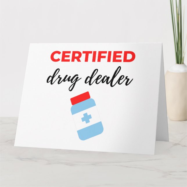 Cartão Certified Drug Dealer 2 (Frente)