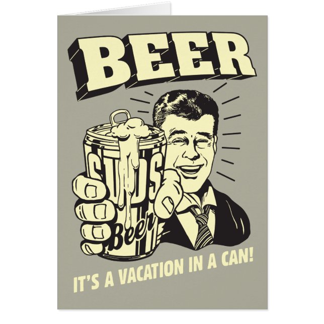 Cartão Cerveja: É uma Vacinação na lata (Frente)