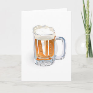 Cartão Cerveja Em Mug/Oktoberfest