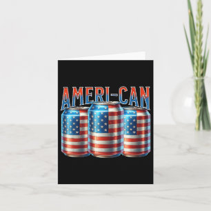 Cartão Cerveja Engraçada Americana Pode Banquear Patrióti